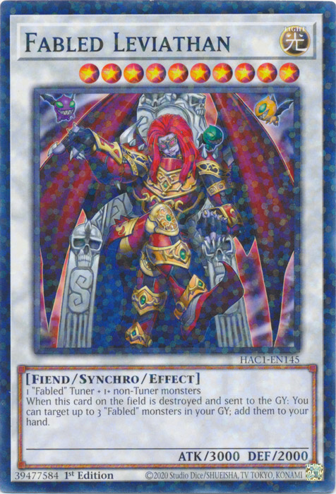 Fabled Leviathan (Duel Terminal) [HAC1-EN145] Common | Gaming Infinity