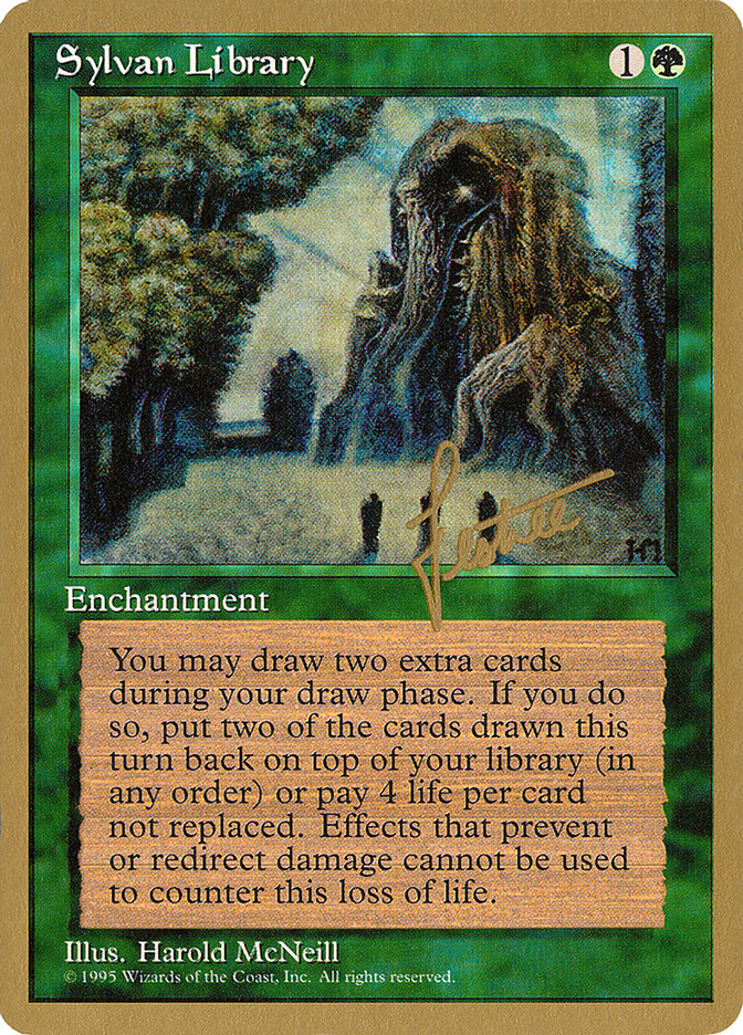 Sylvan Library (Bertrand Lestree) [Pro Tour Collector Set] | Gaming Infinity