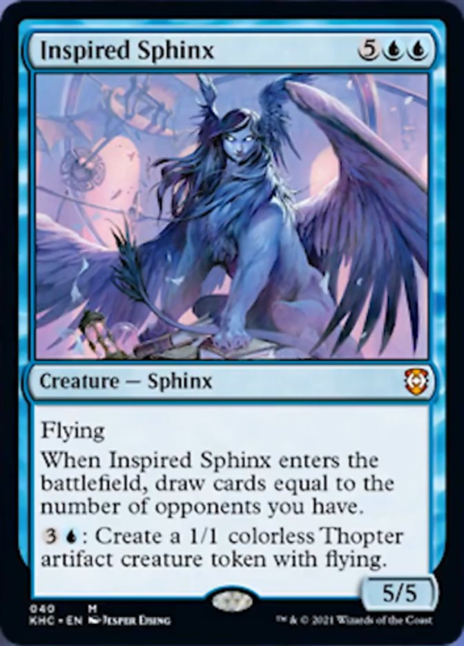 Inspired Sphinx [Kaldheim Commander] | Gaming Infinity