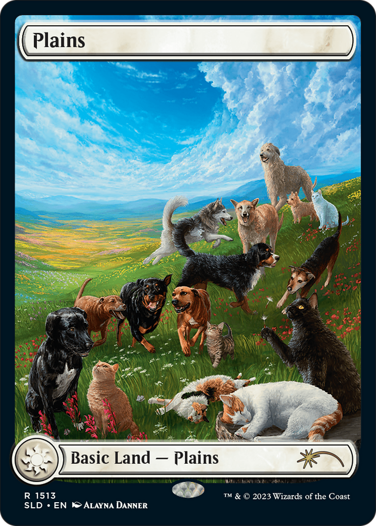 Plains (1513) [Secret Lair Commander Deck: Raining Cats and Dogs] | Gaming Infinity