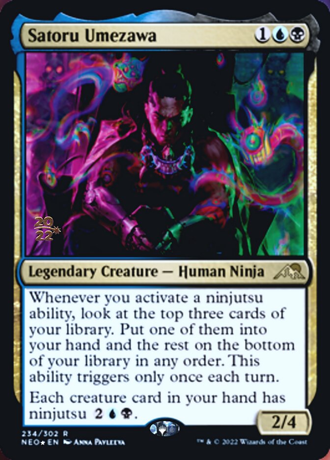 Satoru Umezawa [Kamigawa: Neon Dynasty Prerelease Promos] | Gaming Infinity