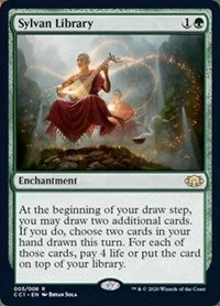 Sylvan Library [Commander Collection: Green] | Gaming Infinity