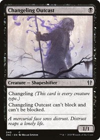 Changeling Outcast [Zendikar Rising Commander] | Gaming Infinity