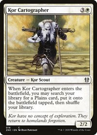 Kor Cartographer [Zendikar Rising Commander] | Gaming Infinity