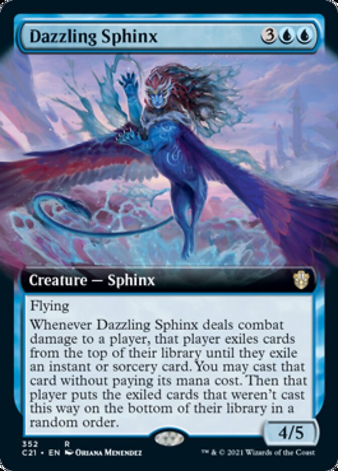 Dazzling Sphinx (Extended) [Commander 2021] | Gaming Infinity