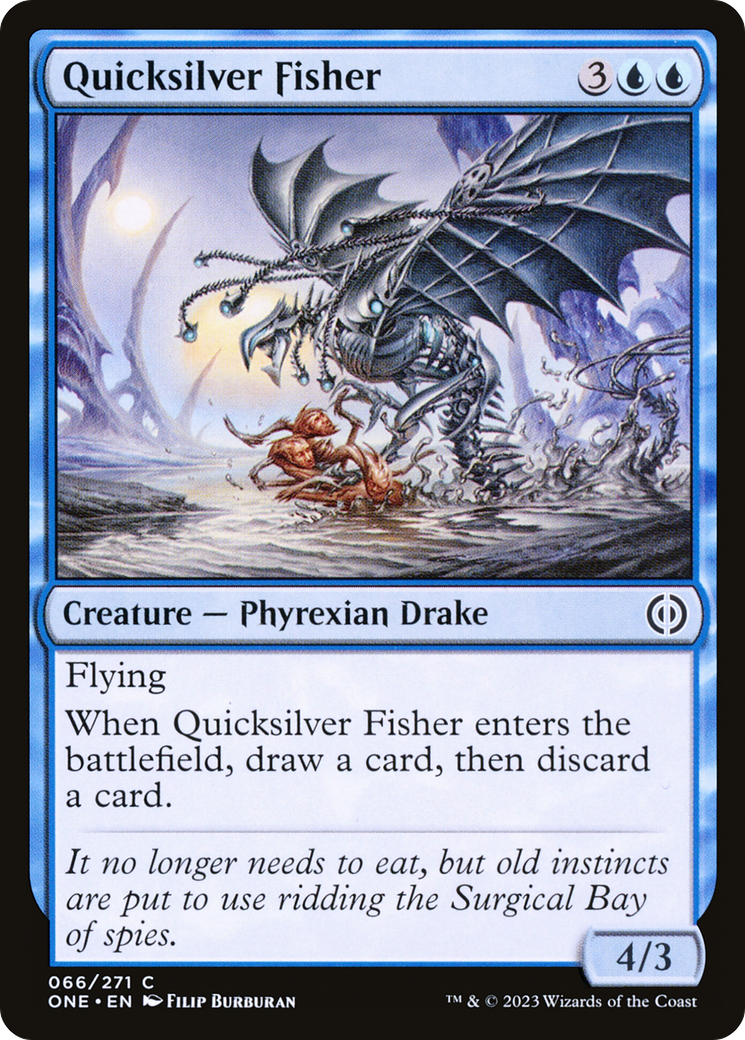 Quicksilver Fisher [Phyrexia: All Will Be One] | Gaming Infinity