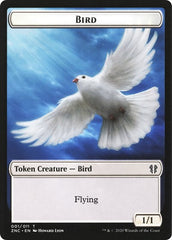 Bird // Kor Ally Double-sided Token [Commander: Zendikar Rising] | Gaming Infinity