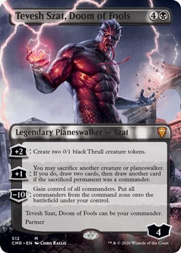 Tevesh Szat, Doom of Fools (Extended Art) [Commander Legends] | Gaming Infinity