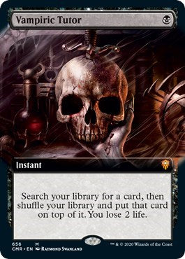 Vampiric Tutor (Extended Art) [Commander Legends] | Gaming Infinity