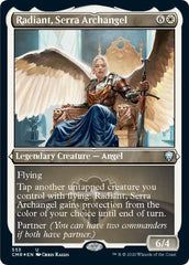 Radiant, Serra Archangel (Foil Etched) [Commander Legends] | Gaming Infinity