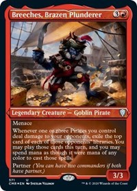 Breeches, Brazen Plunderer (Foil Etched) [Commander Legends] | Gaming Infinity