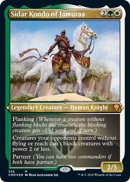 Sidar Kondo of Jamuraa (Foil Etched) [Commander Legends] | Gaming Infinity