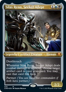 Silas Renn, Seeker Adept (Foil Etched) [Commander Legends] | Gaming Infinity