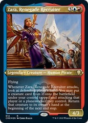 Zara, Renegade Recruiter (Foil Etched) [Commander Legends] | Gaming Infinity