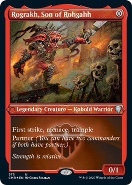 Rograkh, Son of Rohgahh (Foil Etched) [Commander Legends] | Gaming Infinity