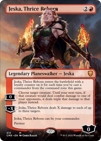 Jeska, Thrice Reborn (Borderless) [Commander Legends] | Gaming Infinity