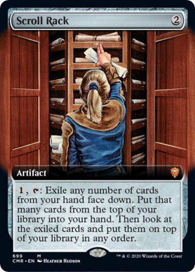 Scroll Rack (Extended Art) [Commander Legends] | Gaming Infinity