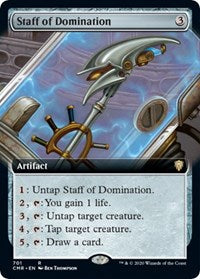 Staff of Domination (Extended Art) [Commander Legends] | Gaming Infinity