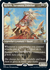 Keleth, Sunmane Familiar (Foil Etched) [Commander Legends] | Gaming Infinity