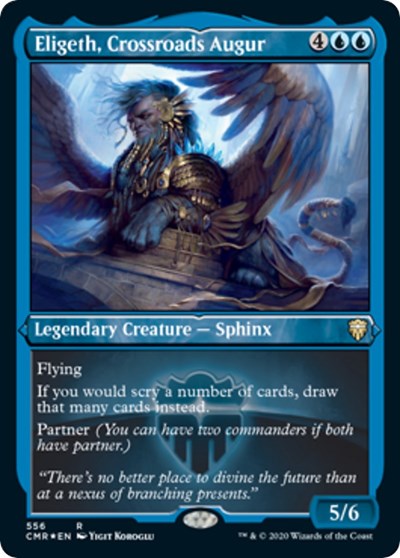 Eligeth, Crossroads Augur (Foil Etched) [Commander Legends] | Gaming Infinity