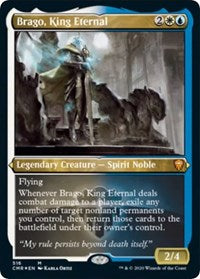 Brago, King Eternal (Foil Etched) [Commander Legends] | Gaming Infinity