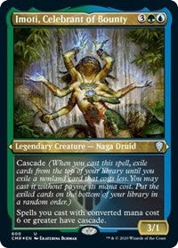 Imoti, Celebrant of the Bounty (Foil Etched) [Commander Legends] | Gaming Infinity