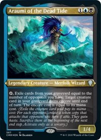 Araumi of the Dead Tide (Foil Etched) [Commander Legends] | Gaming Infinity