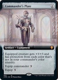 Commander's Plate (Extended Art) [Commander Legends] | Gaming Infinity