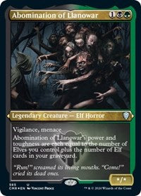 Abomination of Llanowar (Foil Etched) [Commander Legends] | Gaming Infinity