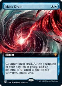 Mana Drain (Extended Art) [Commander Legends] | Gaming Infinity