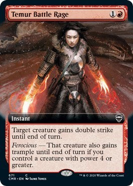 Temur Battle Rage (Extended Art) [Commander Legends] | Gaming Infinity