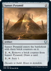 Sunset Pyramid [Commander Legends] | Gaming Infinity