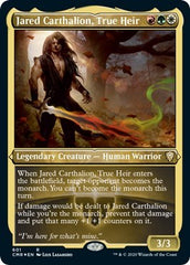 Jared Carthalion, True Heir (Foil Etched) [Commander Legends] | Gaming Infinity