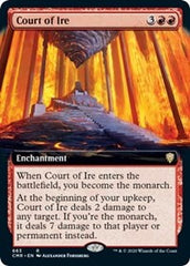 Court of Ire (Extended Art) [Commander Legends] | Gaming Infinity