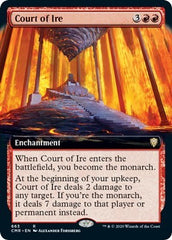 Court of Ire (Extended Art) [Commander Legends] | Gaming Infinity