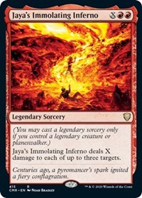 Jaya's Immolating Inferno [Commander Legends] | Gaming Infinity