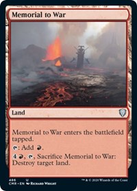 Memorial to War [Commander Legends] | Gaming Infinity