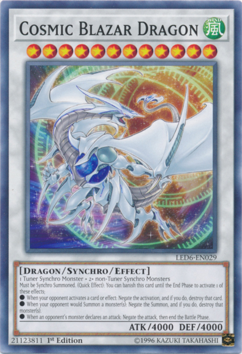 Cosmic Blazar Dragon [LED6-EN029] Common | Gaming Infinity