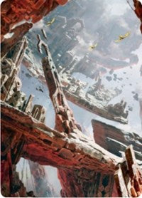 Mountain 3 Art Card [Zendikar Rising Art Series] | Gaming Infinity