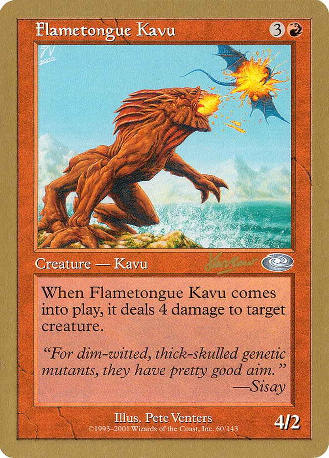 Flametongue Kavu (Sim Han How) [World Championship Decks 2002] | Gaming Infinity