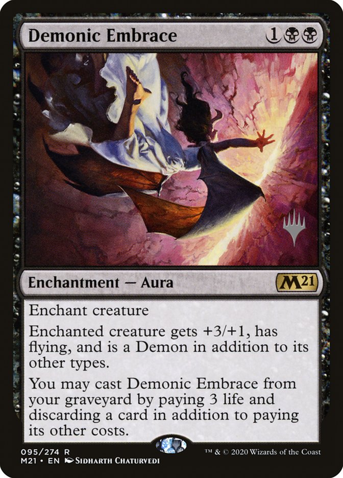 Demonic Embrace (Promo Pack) [Core Set 2021 Promos] | Gaming Infinity