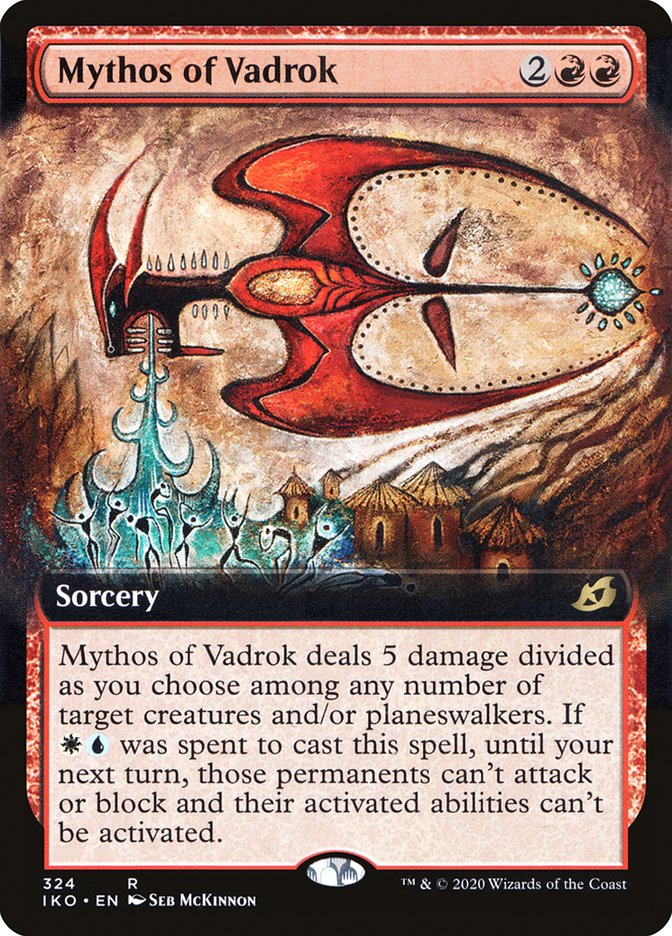 Mythos of Vadrok (Extended Art) [Ikoria: Lair of Behemoths] | Gaming Infinity