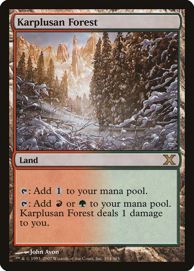 Karplusan Forest [Tenth Edition] | Gaming Infinity