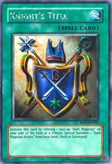 Knight's Title (Reshef of Destruction) [Yu-Gi-Oh! Video Game Promotional Cards] [ROD-EN002] | Gaming Infinity