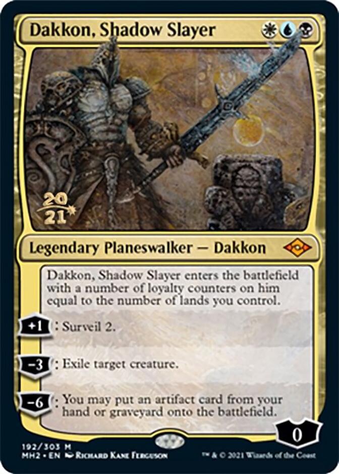 Dakkon, Shadow Slayer [Modern Horizons 2 Prerelease Promos] | Gaming Infinity