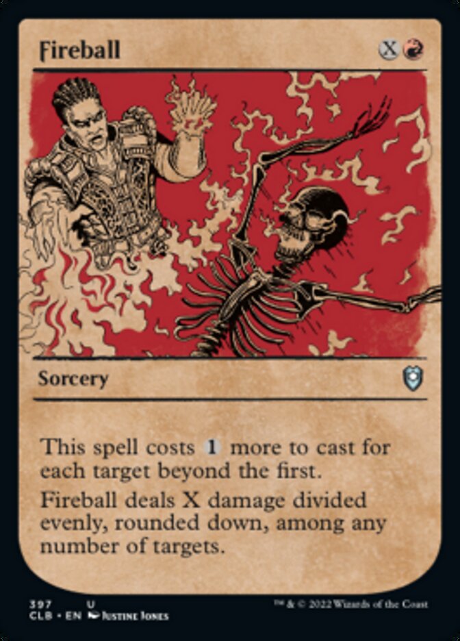 Fireball (Showcase) [Commander Legends: Battle for Baldur's Gate] | Gaming Infinity