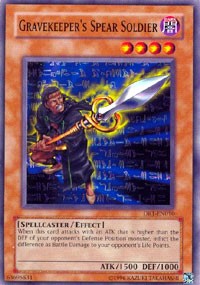 Gravekeeper's Spear Soldier [Dark Revelation Volume 1] [DR1-EN010] | Gaming Infinity