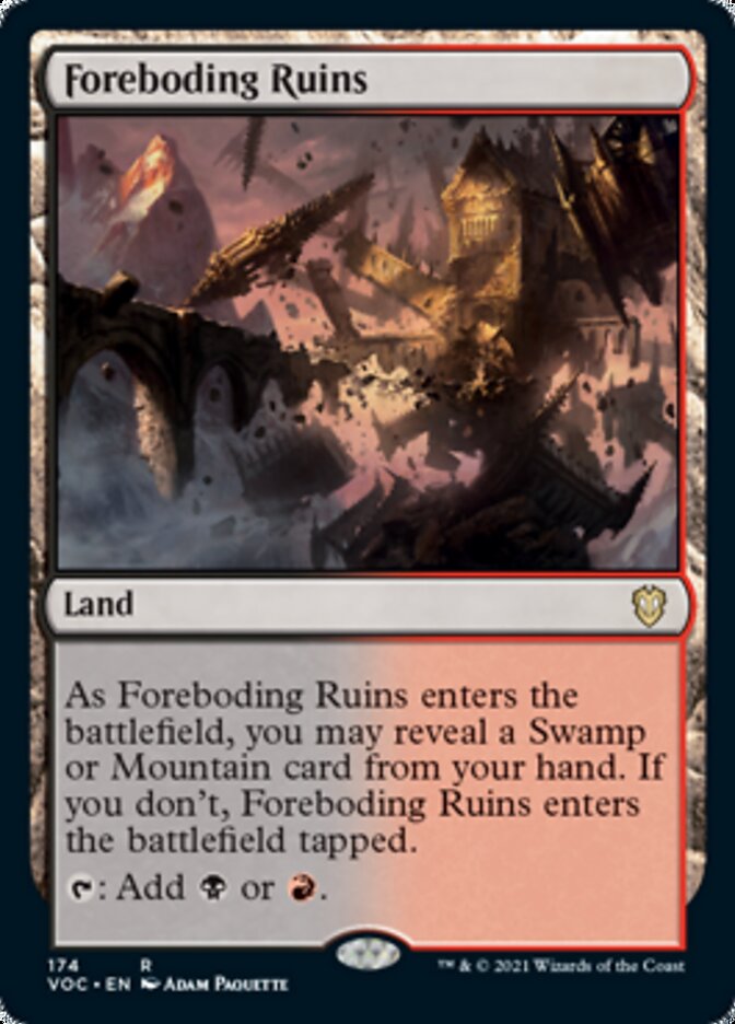 Foreboding Ruins [Innistrad: Crimson Vow Commander] | Gaming Infinity