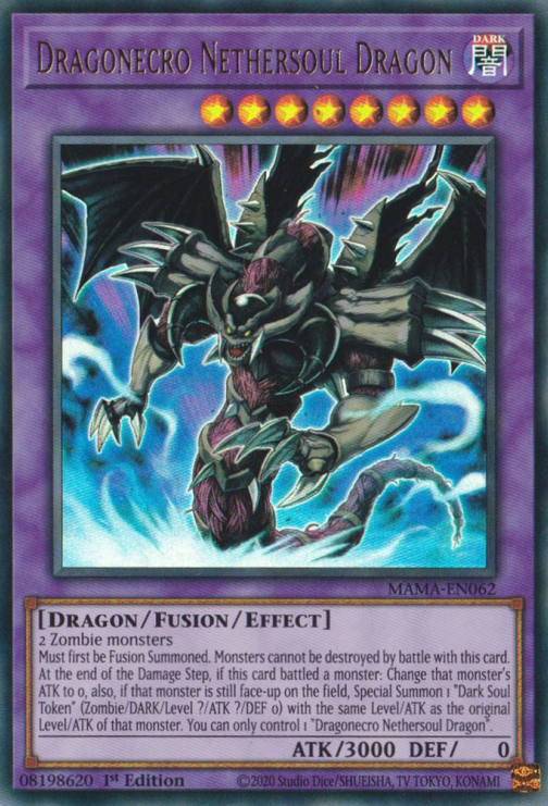 Dragonecro Nethersoul Dragon [MAMA-EN062] Ultra Rare | Gaming Infinity