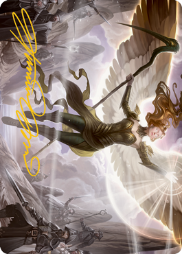 Sigarda's Splendor Art Card (Gold-Stamped Signature) [Innistrad: Midnight Hunt Art Series] | Gaming Infinity